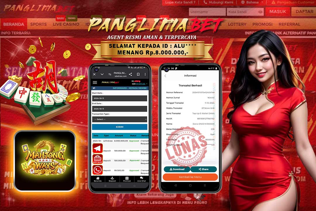 Panglimabet – Menang di Mahjong Ways 1 Pg Soft