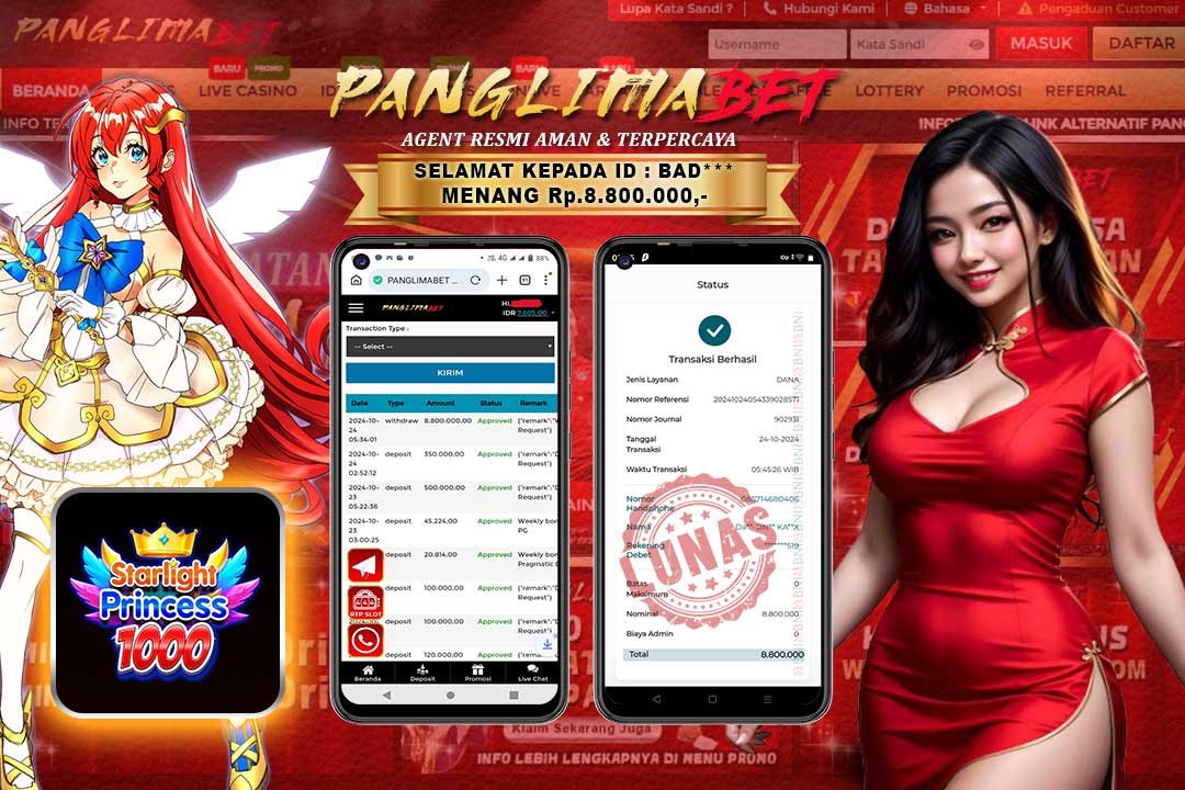 Panglimabet – Menang di Princess Starlight 1000 Pragmatic Play