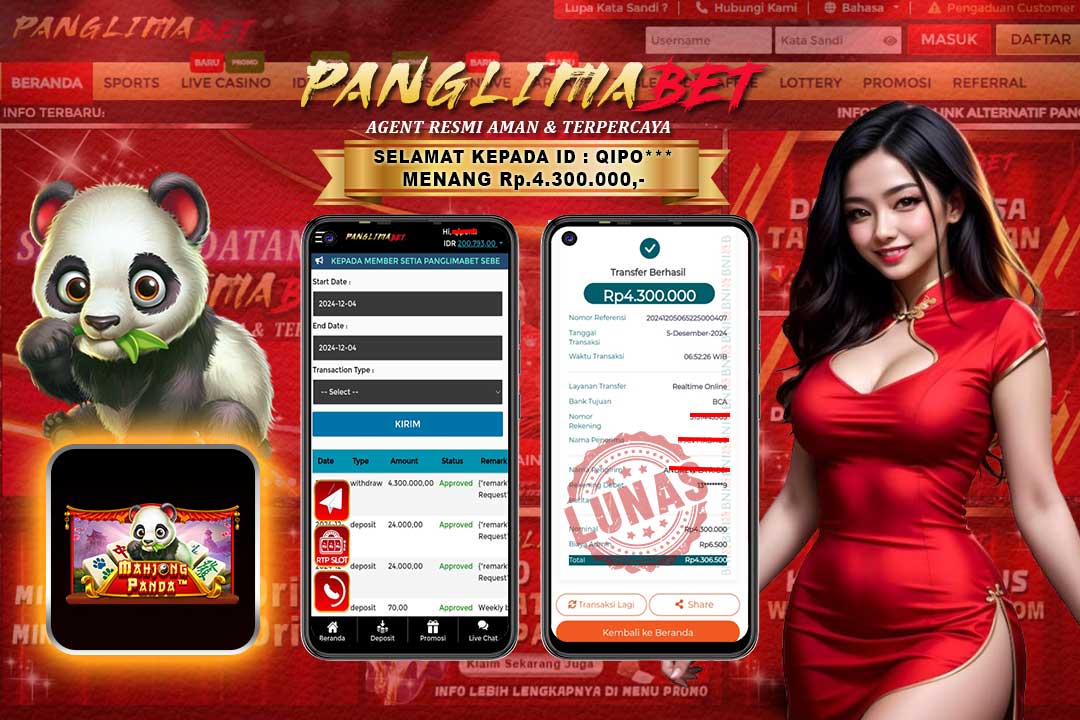 Panglimabet – Menang di Mahjong Panda Pragmatic Play