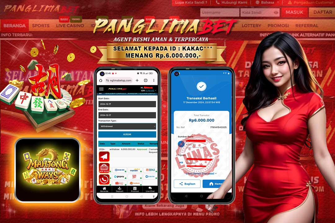 Panglimabet – Menang di Mahjong Ways Pg Soft