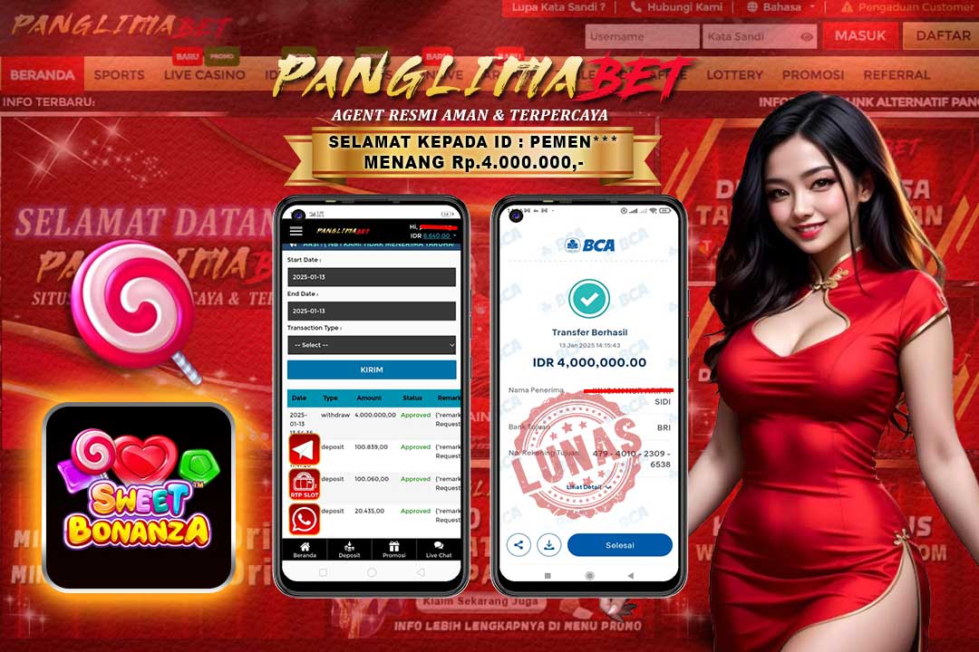 Panglimabet – Menang di Sweet Bonanza Pragmatic Play