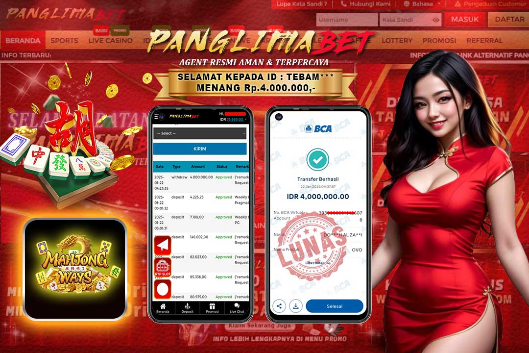 Panglimabet – Menang di Mahjong Ways Pg Soft