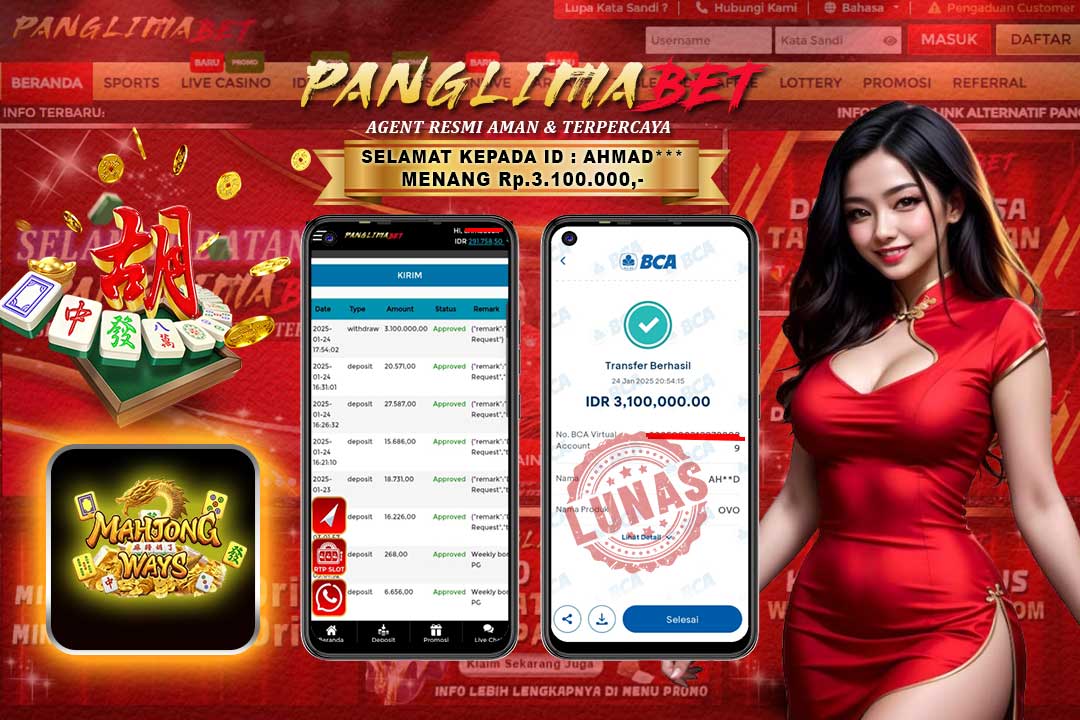 Panglimabet – Menang di Mahjong Ways Pg Soft