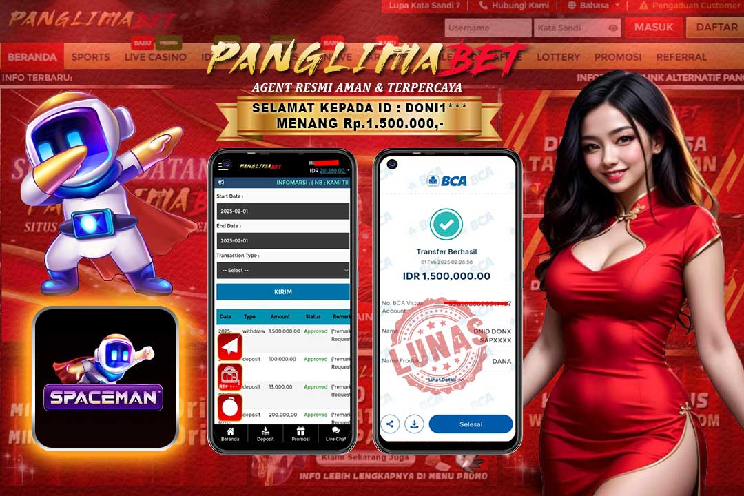 Panglimabet – Menang di Spaceman Pragmatic Play