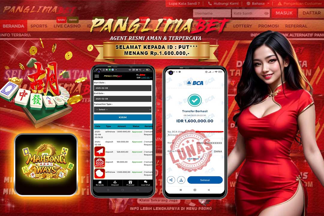 Panglimabet – Menang di Mahjong Ways Pg Soft