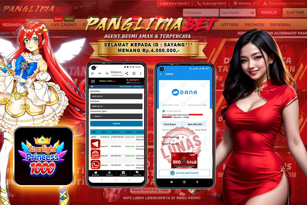 Panglimabet – Menang di Princess Starlight 1000 Pragmatic Play