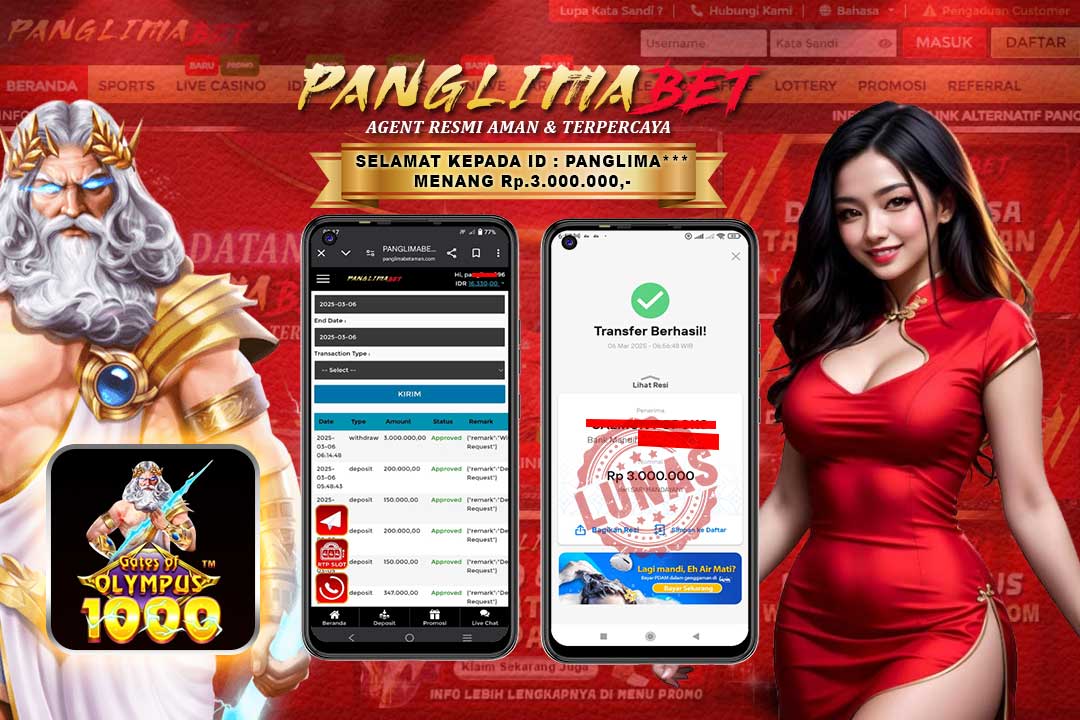 Panglimabet – Menang di Gate Of Olympus 1000 Pragmatic Play