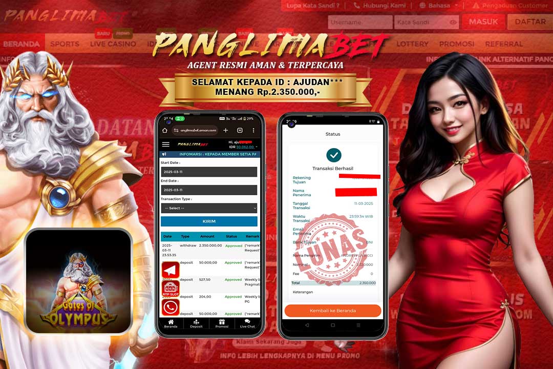 Panglimabet – Menang di Gate Of Olympus Pragmatic Play