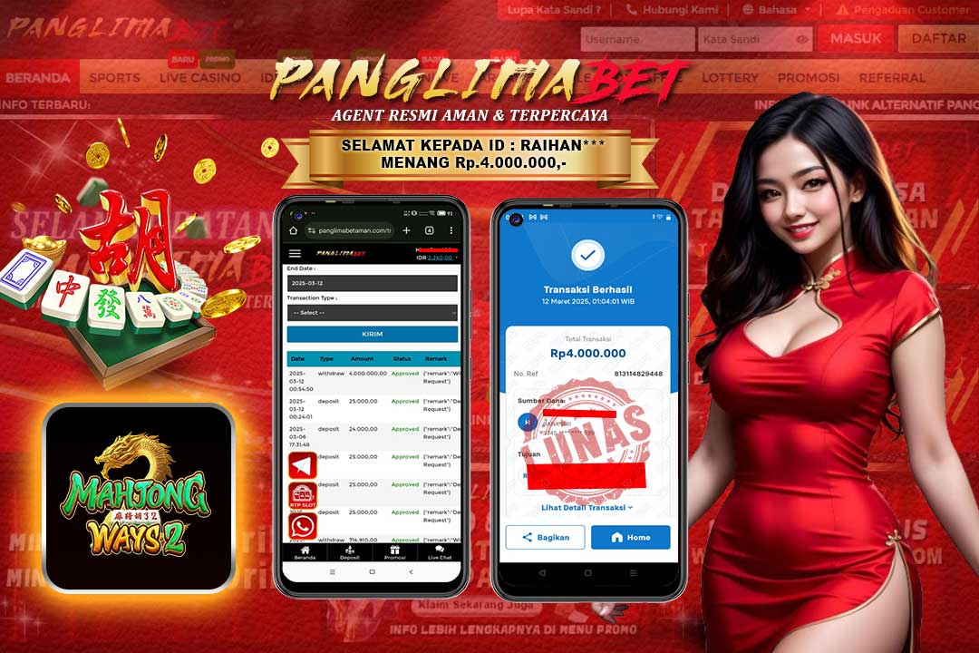 Panglimabet – Menang di Mahjong Ways 2 Pg Soft