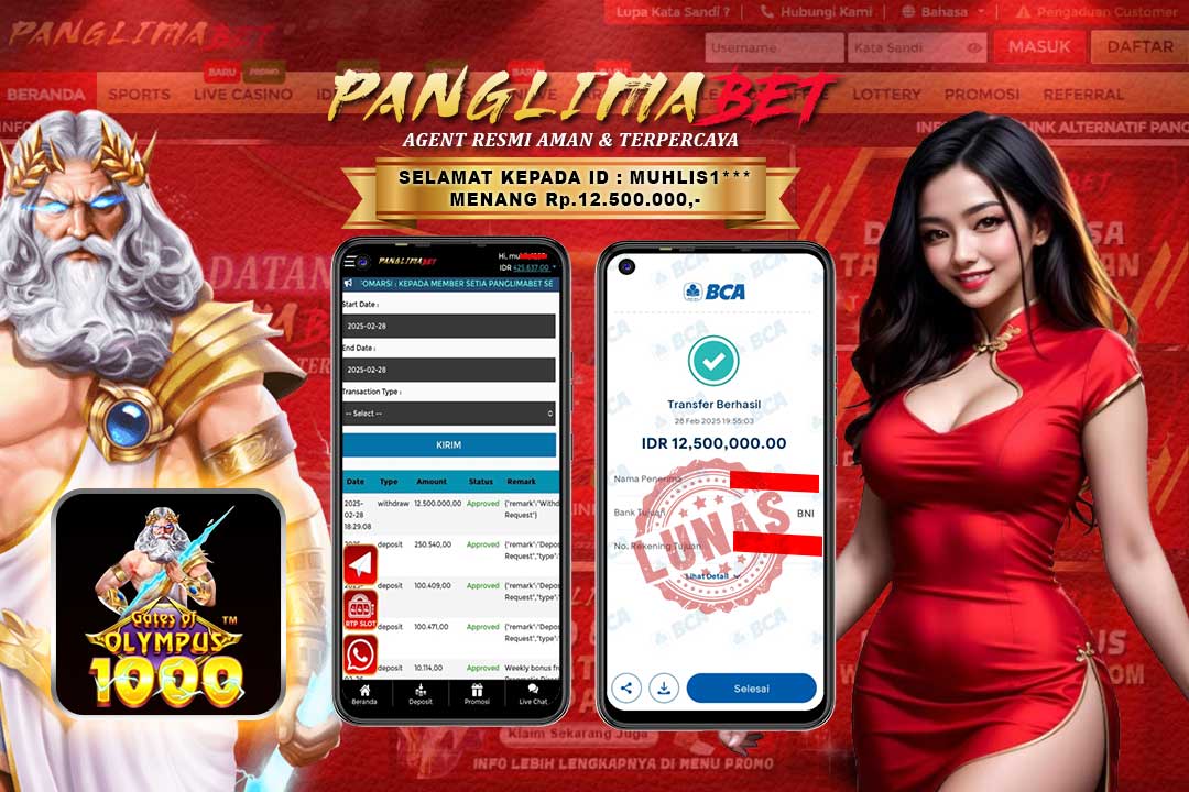 Panglimabet – Menang di Gate Of Olympus 1000 Pragmatic Play